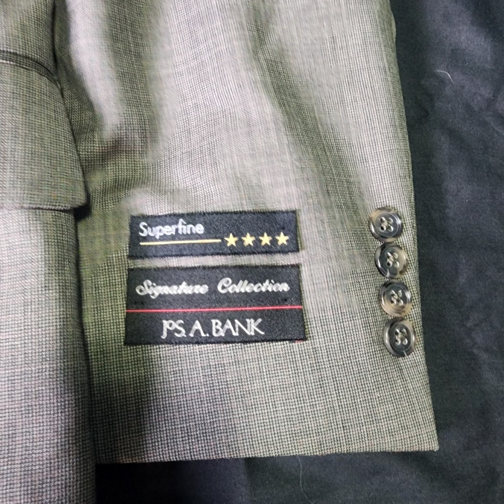 Jos A Bank 100% Wool Blazer Size 43 Model Gordon Brand New With $795 Tags - Picture 2 of 10